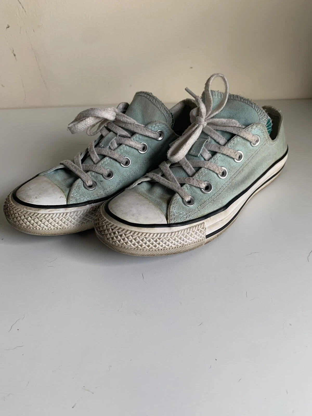 Sneakers da donna Converse All Star doppia lingua 552634F blu chiaro taglia 6
