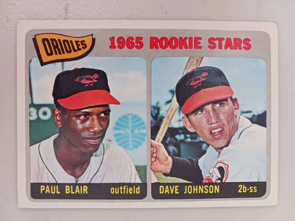 Lot of 9 1965 Topps BALTIMORE ORIOLES  vintage cards  MILT PAPPAS - Image 3 of 4