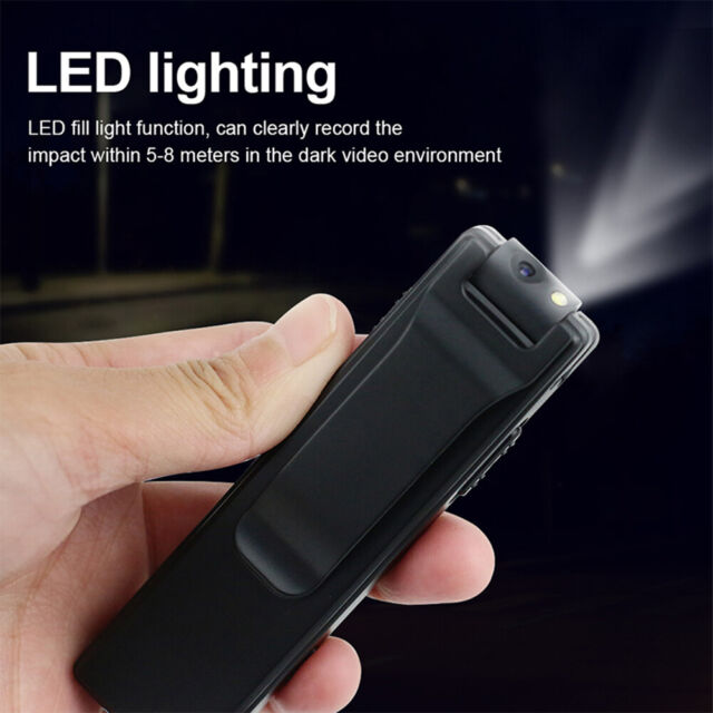 2mp HD Screen Mini Body Camera Portable Video Recording Security with LED Lights