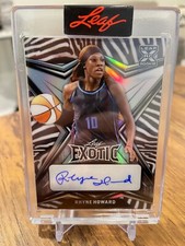2022 Leaf Exotic Basketball Rhyne Howard Zebra Rookie Auto SSP #/8 WNBA ROYπ₯π