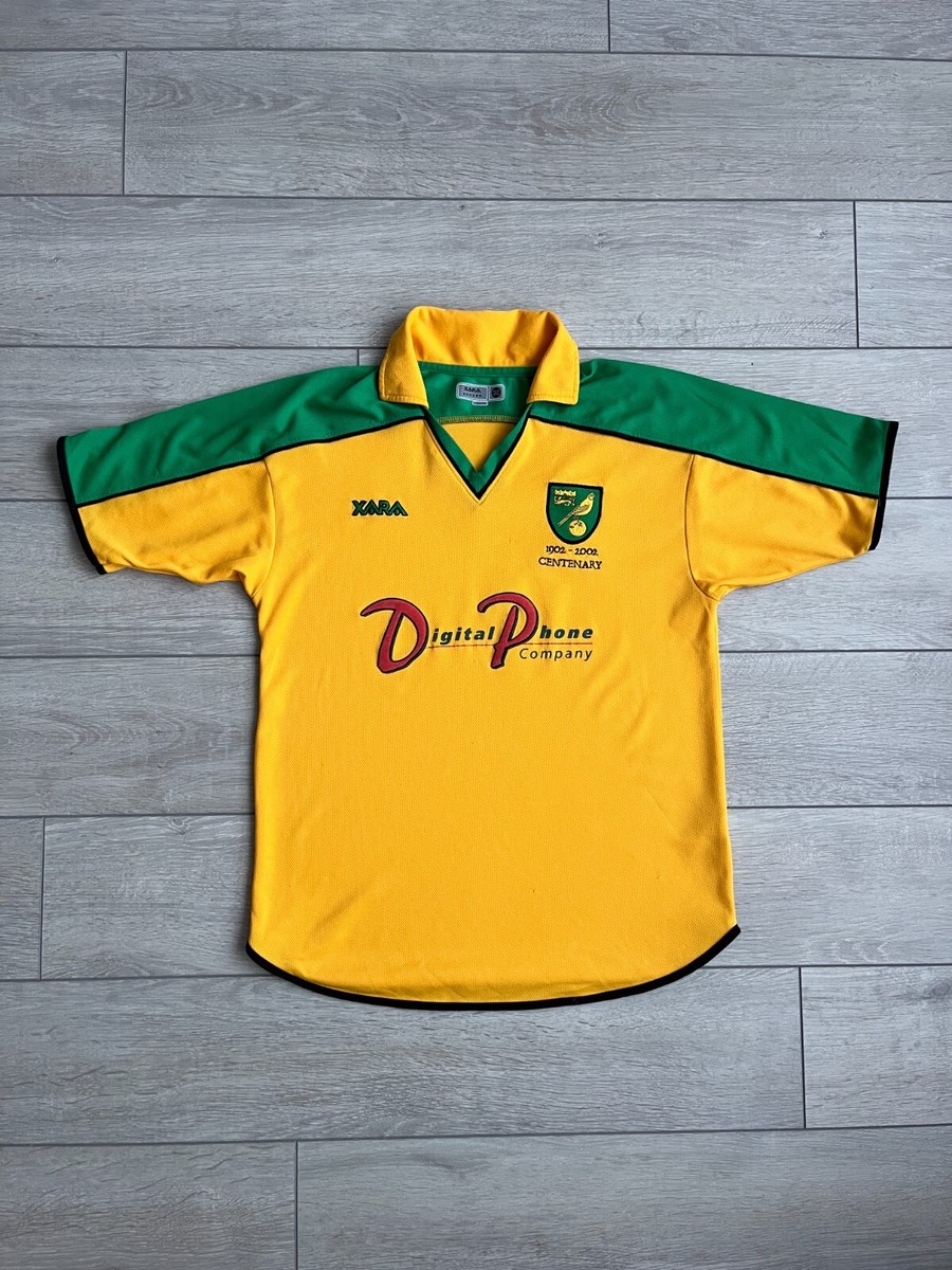 Norwich Football Shirt Norwich City Green Kit Norwich City 2004-05