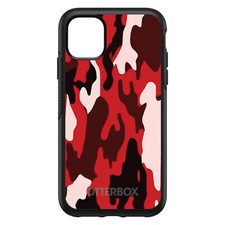 OtterBox Symmetry for Apple iPhone Pick Model - Red Black Camouflage