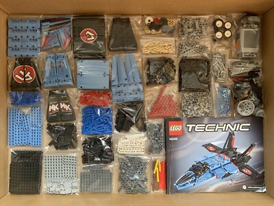 Lego Technic Technic 42066 Jet. 100% complete. Inc Power Functions