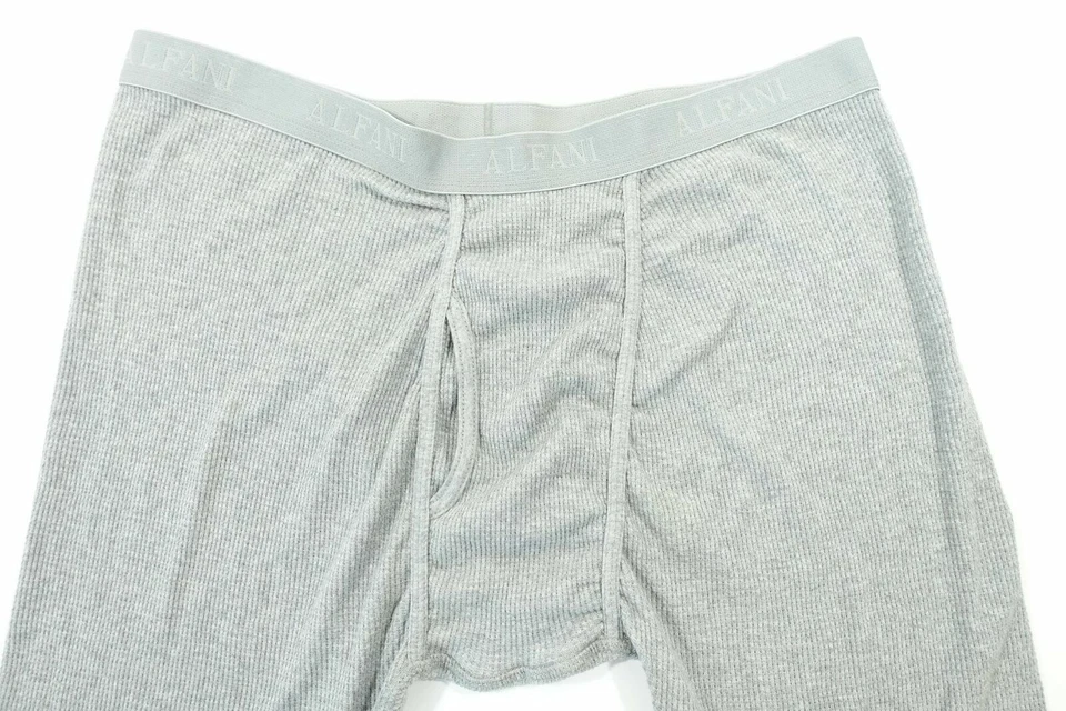 ALFANI Gris Claro Brezo Tejido Térmico Waffle Ropa Interior Pantalones NUEVO Extra Grande XL Foto 4 de 4