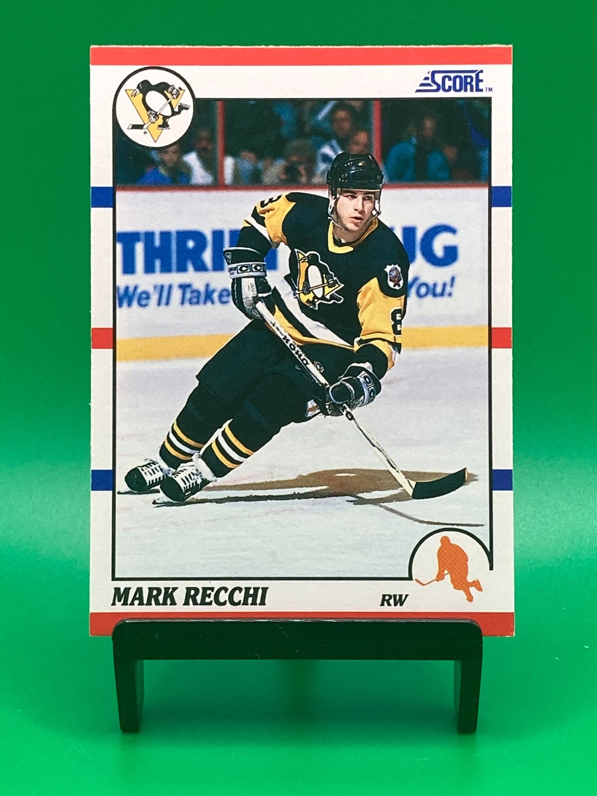 Mark Recchi 1990-91 Score ROOKIE Card #186 Penguins