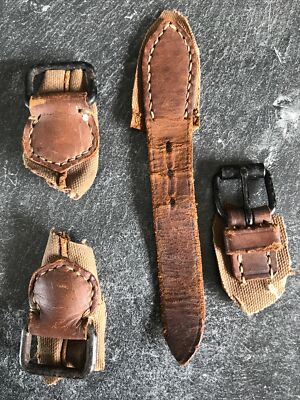 Fermoir Et Porte-sangle En Cuir Pour Housse De Fusil De Chasse – Ancien Modèle