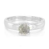 Cavill Ring Sterlingsilber 925 Spektrolith 0,4Ct Rund Damen Echtschmuck Modern