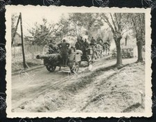Foto Wehrmacht artillería pesada en Mogliev Mahiljou Bielorrusia retirada 1944