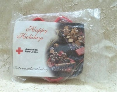 American Red Cross Gingerbread Cookie Cutter with Recipe New