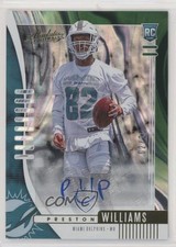 2019 Absolute Rookie Green Waves Signatures 2/25 Preston Williams #170 Auto 1u6
