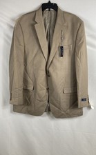 Chaps Men's Tan Two-Button Suitcoat Blazer 46 Long NWT