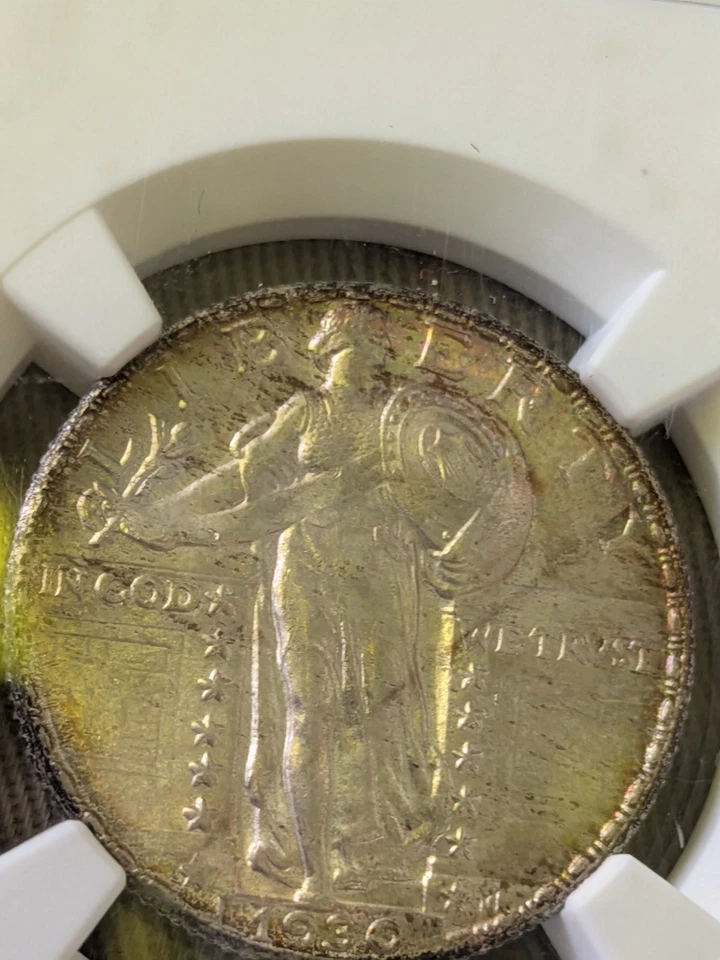 1930 Silver Standing Liberty Quarter NGC MS 66 25c MS 66 - Image 2 of 4