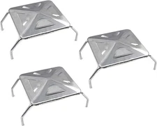 3-Pack Stainless Steel Heat Plates Heat Tent Burner Cover for Charbroil Big Easy