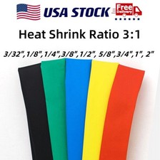 3:1 Ratio Heat Shrink Tubing Adhesive Glue Dual Wall Marine Grade 1-10ft US