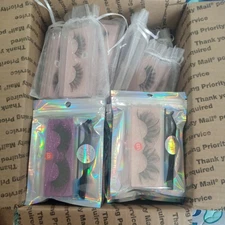 Wholesale 47Pairs Mink Eyelashes 3d Mink Lashes False Eyelashes in Bulk