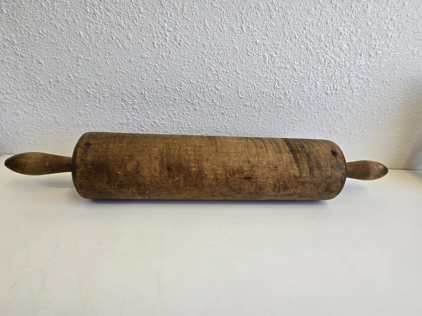 HUGE 23" Antique Wooden Rolling Pin Primitive Farmhouse Kitchen Decor