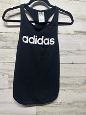 Women  s Size XS Adidas Black Racerback Tank Top - Very Good Used Condition
