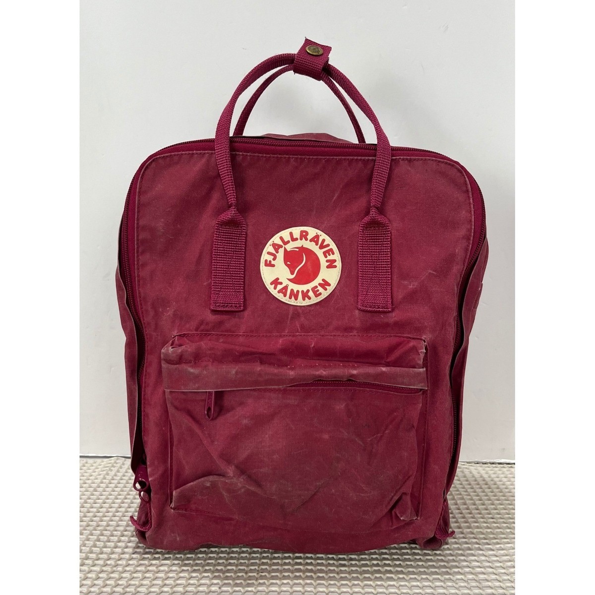 Fjallraven Kanken Backpack School Bag Plum Burgundy Maroon