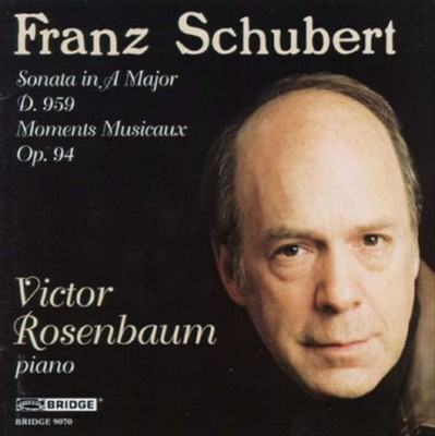 FRANZ SCHUBERT: SONATA IN A MAJOR D. 959; MOMENTS NUSICAUX OP. 94 NEW CD