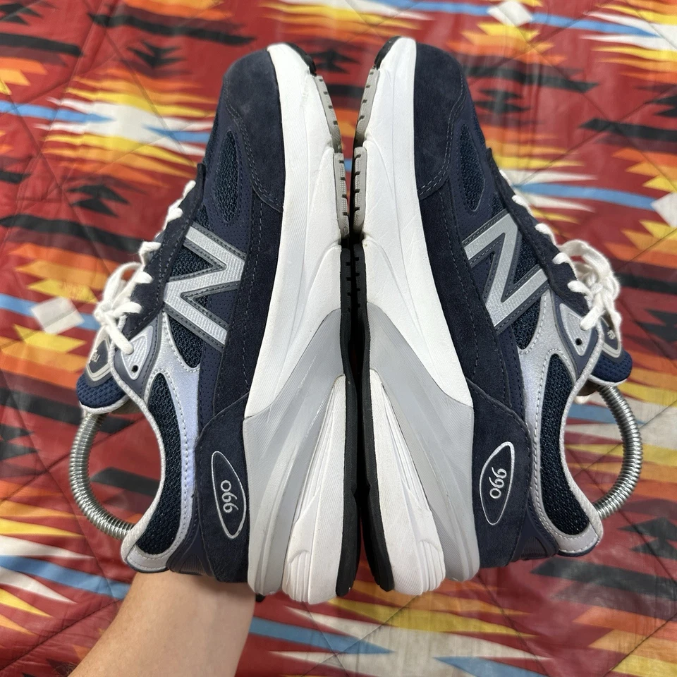 Zapatillas New Balance FuelCell 990v6 GC990NV6 Azul Marino Niños Talla 6 XW Mujer’s 8 Foto 4 de 4