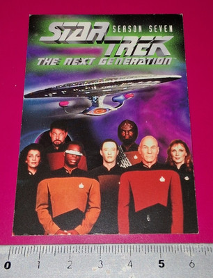 1999 Star Trek The Next Generation Trading Cards Season Seven Promo Card
