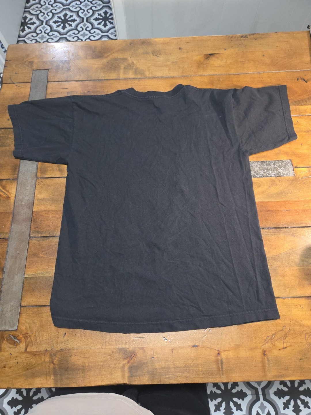 Vintage Y2K Only God Can Judge Me Shirt Liquid Silver Chrome Praying Hands L image 10