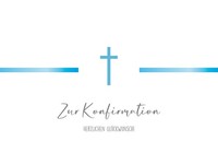 Konfirmation Unverpackte GlüCkwunschkarte Mit Umschlag Kreuz Herzlichen GlüCkwun