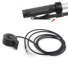 7/8" for E-bike Electric Bike Speed Control LED Twist Thumb Throttle Assembly