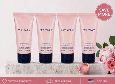 Giorgio Armani my way moisturizing perfumed body lotion 1.6 oz (Pack of 4)