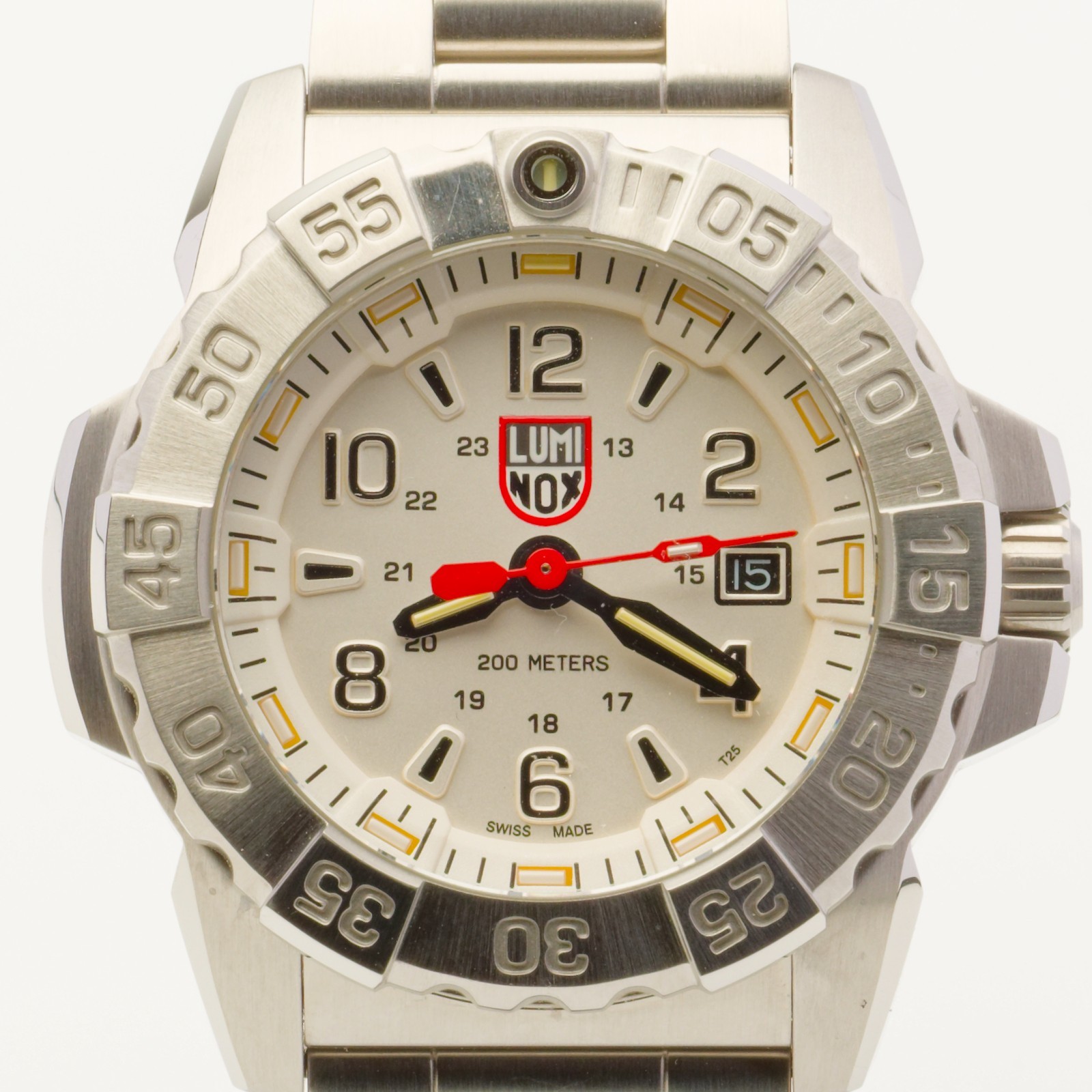 [Near MINT w/ BOX] LUMINOX Navy Seal 3250 Series White Dial Quartz Men's Watch image 5