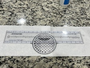 ASA Publications CP-R Rotatable Navigation Plotter Clear Plastic