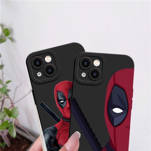 Cool Deadpool Phone Case For iPhone 16 Pro Max 15 14 13 12 11 Soft Mobile Cover - Picture 6 of 9