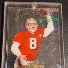 Playoff Prime Fantasy Team Steve Young FT5 49ers Insert Holographic