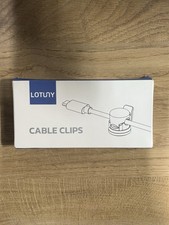 Cable Clips 8 Pack Cord Holder for Nightstand, Charging Cable Holders for Cords