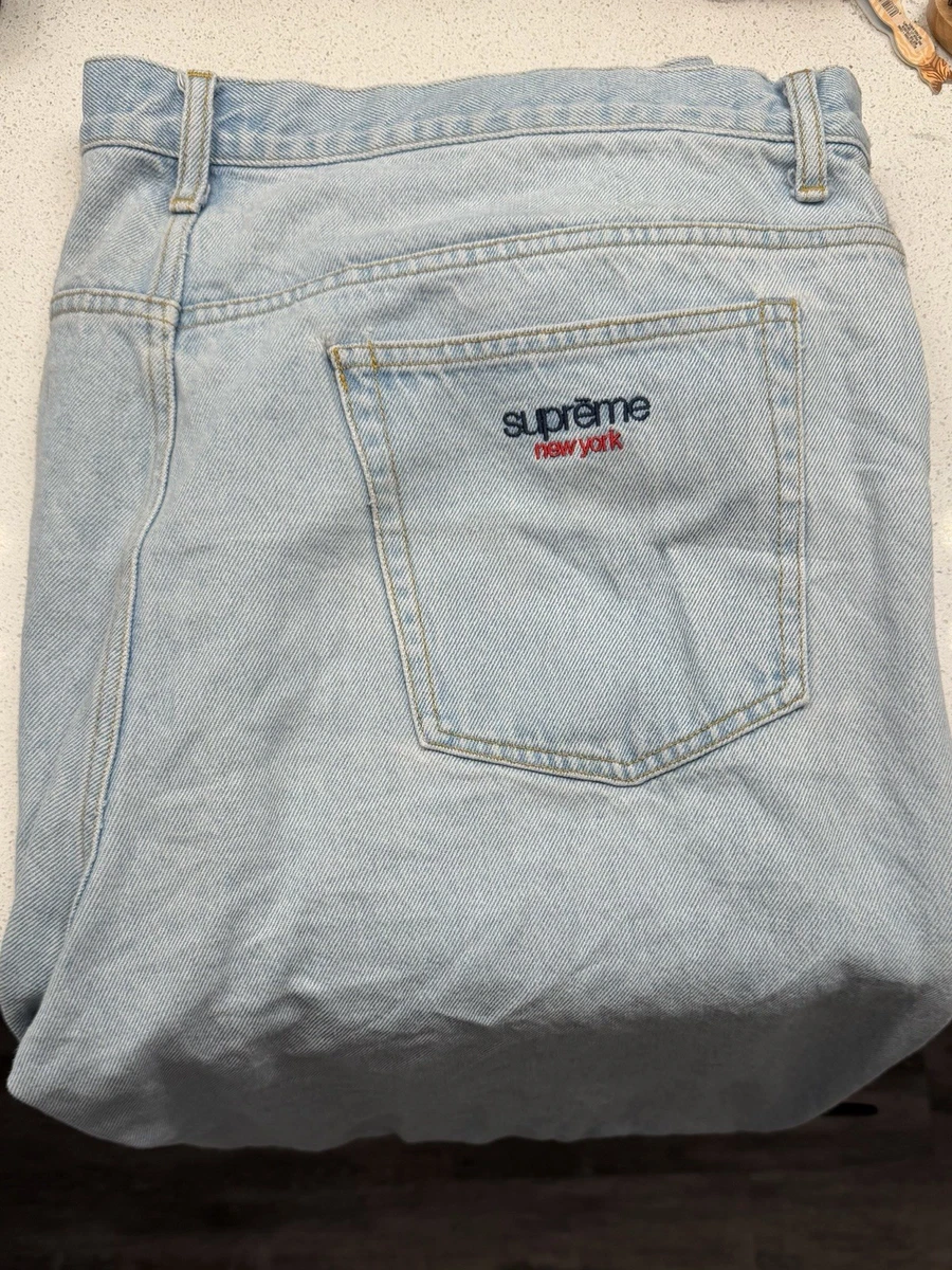 Supreme Blue Jeans for Men for sale | eBay