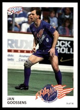 Jan Goossens 1991 Soccer Shots MSL #9 Kansas City Comets Soccer READ FREE SHIP