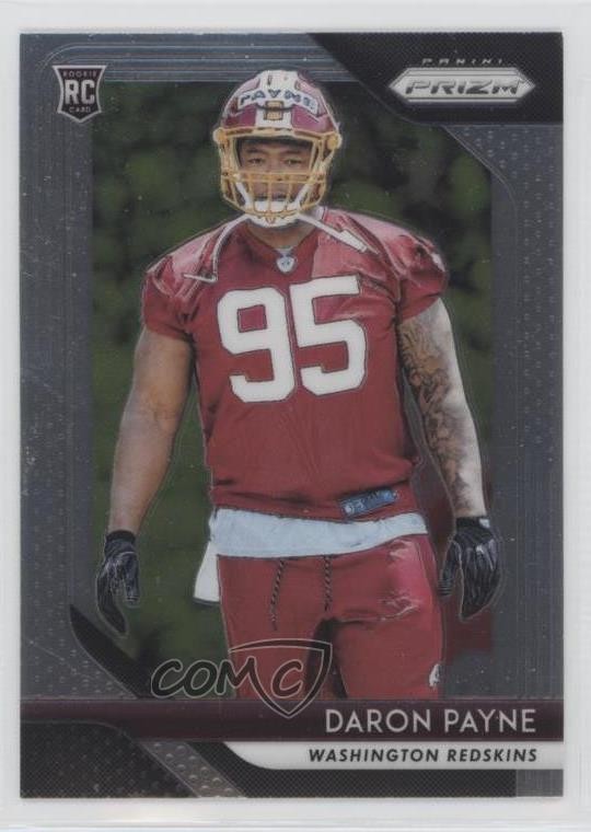2018 Panini Prizm Rookie Daron Payne #245 Rookie RC 0wp8