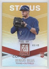 2015 Panini Elite Status Gold 48/49 Ryan Rua #20 4l3