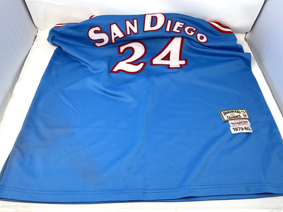 C) Mitchell & Ness Blue San Diego Clippers World B. Free 24 NBA