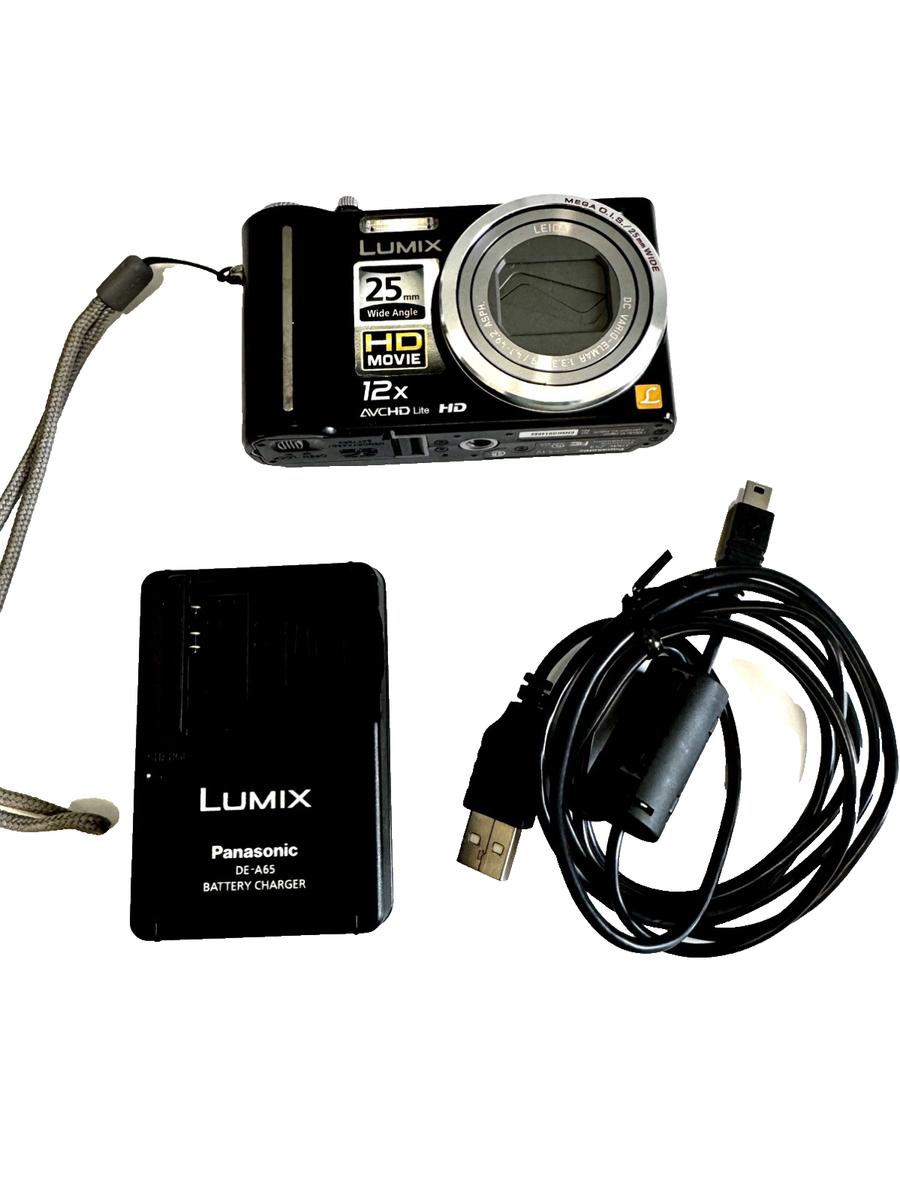 Panasonic LUMIX DMC-ZS3/DMC-TZ7 10.1MP Digital Camera - Black for