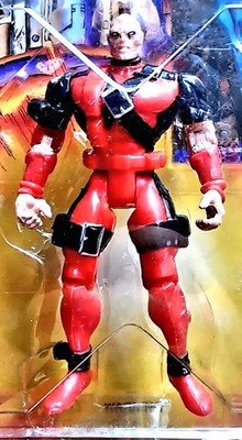 Deadpool Unmasked Figure X-Men Toy Biz 1995 Sealed 1 OF A KIND ERROR 2 LEFT ARMS