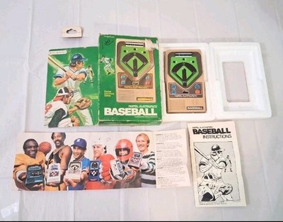 Mattel Electronics Baseball 1978 Handheld Game Complete w/Box Tested Works EUC