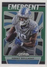 2019 Panini Prizm Emergent Green Prizm Kenny Golladay #E-KG 0c2