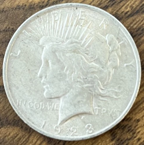1923 US Liberty Peace Silver Dollar