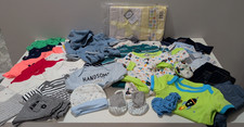Baby Boy Clothing Lot 29 NB-9 Months Carter's Wonder Nation Sweet And Soft New