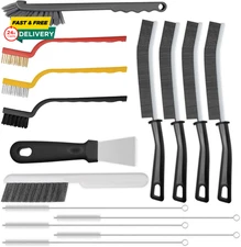 15Pcs Crevice Cleaning Brush, Hard Bristle Scrub Brushes Tools, Multifunctional 