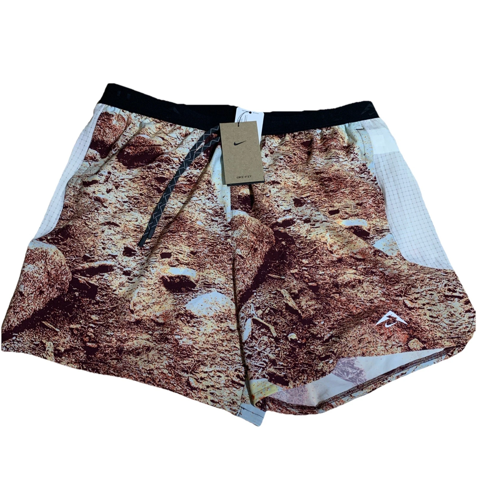 Nike Trail Running Shorts Mens Large Multicolor 6" Inseam HV2162-133