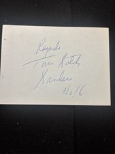 Tom Satch Sanders Signed Cut HOF Boston Celtics Hologram COA A.M. Outlet