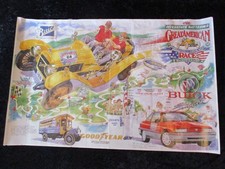 Poster Wall Art Vintage 92 Batterie Interstatali Grande Americano 10° Anniversario