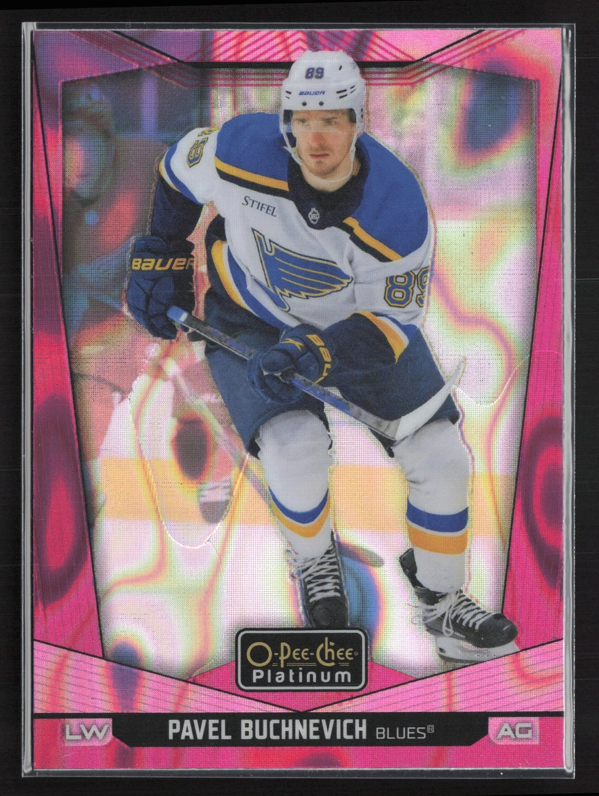 2024-25 O-Pee-Chee Platinum #118 Pavel Buchnevich Pink Magma